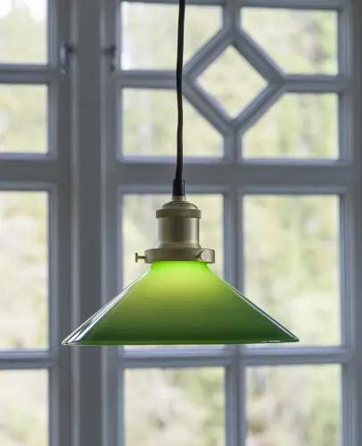 Lampskärm - August - Opal 25cm - www.frokenfraken.se