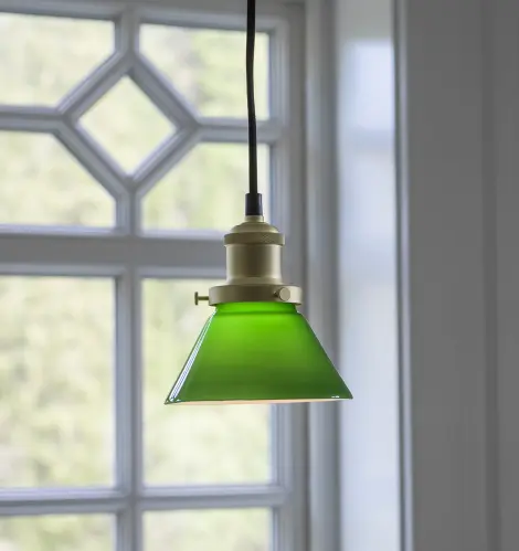 Lampskärm - August - Opal 25cm - www.frokenfraken.se
