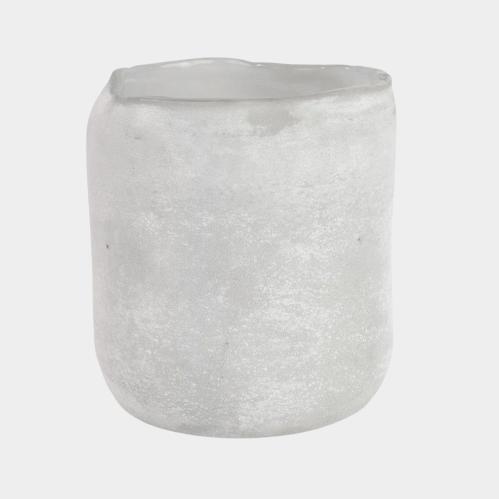 Ljuslykta - Vit - Ø11 X H12 CM - www.frokenfraken.se