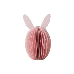 Ägg i papper med öron - Påskdekoration - Rosa - Ø4 x 8 cm - www.frokenfraken.se