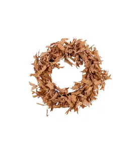 Lövkrans - Beige - Ø60 cm - www.frokenfraken.se