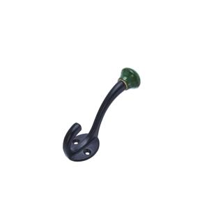 Krok med grön porslinsknopp - 10 cm - www.frokenfraken.se