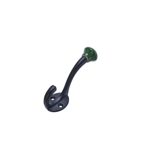 Krok med grön porslinsknopp - 10 cm - www.frokenfraken.se