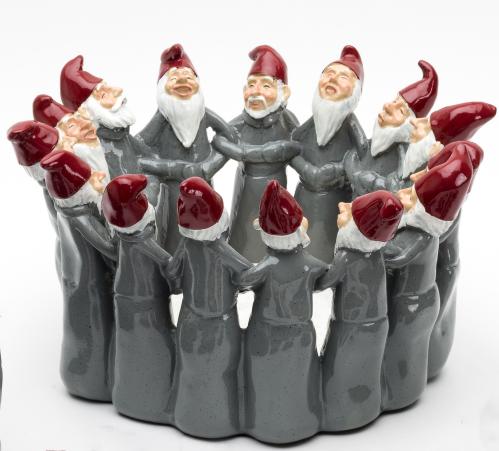 Skål - Tomtering - XL - Grå - 32 x 32 x 18 cm - www.frokenfraken.se