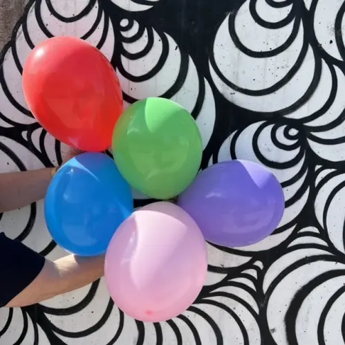 Ballonger - Blandade färger - 25-pack - www.frokenfraken.se
