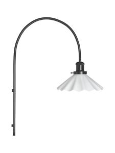 Vägglampa - August - Opal Veckad 25cm - www.frokenfraken.se