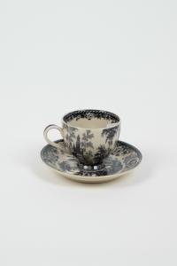 Espressokopp med fat - Svart - Ø6,5 cm - www.frokenfraken.se