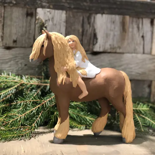 Häst Kompis - Liten figur - 20 cm - www.frokenfraken.se