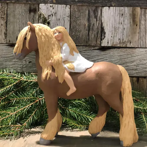 Häst Kompis - Liten figur - 20 cm - www.frokenfraken.se