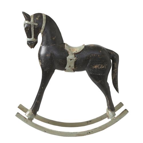 Gunghäst - TROJA Black - 67 cm - www.frokenfraken.se