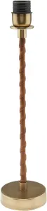 lampfot - Nora - Antikmässing 46cm - www.frokenfraken.se