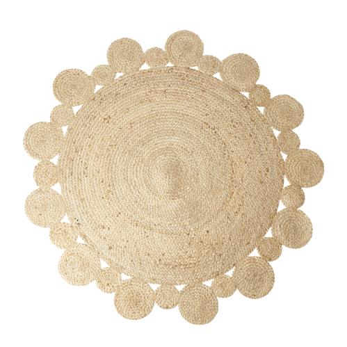 Matta - Boho - Rund Jute - Ø150 cm - www.frokenfraken.se