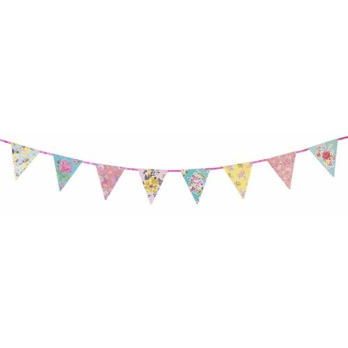 Vimpel - Vintage Pastell Blommig - 4 m - www.frokenfraken.se