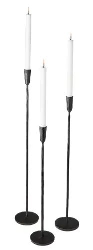 Ljusstake Smide - Thor - Stilren - Ø12 x 70 cm - www.frokenfraken.se