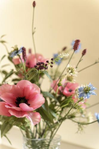 Bukett - Anemon/Lavendel/Stjärnflocka/Pimpinell - www.frokenfraken.se
