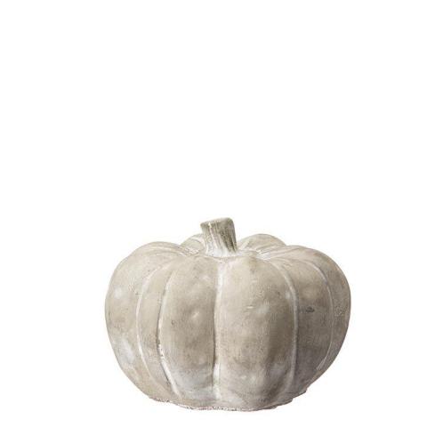 Pumpa - Dekoration - Ljusgrå - 14 x 10 cm - www.frokenfraken.se
