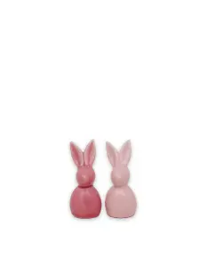 Kanin - Rosa - 2 st - 7 cm - www.frokenfraken.se