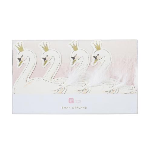 Girlang - We Love Swans Paper Garland - 3 m - www.frokenfraken.se