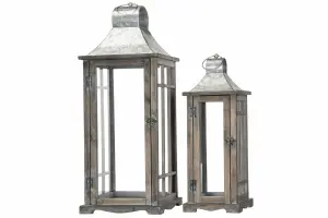 Lykta - Trä - Old Wood - 2 storlekar - www.frokenfraken.se