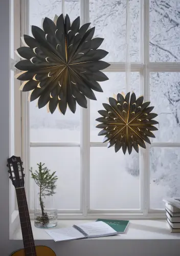 Adventsstjärna - Grön - 40cm - www.frokenfraken.se