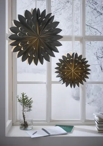 Adventsstjärna - Grön - 40cm - www.frokenfraken.se