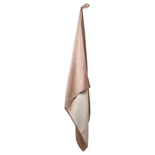 Bordsduk - Rostrosa/elfenben - 250 x 140 cm - www.frokenfraken.se