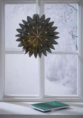 Adventsstjärna - Grön - 40cm - www.frokenfraken.se