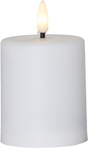 Batteriljus - Blockljus - Ute & Inne - Ø6 x 10 cm - Timer - www.frokenfraken.se