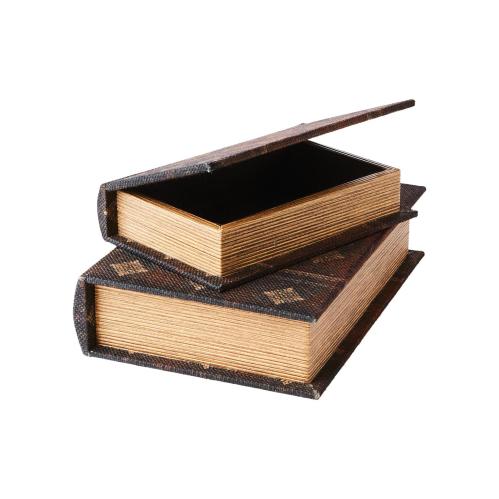 Förvaringsbok - Boklåda - 2 storlekar - Svart - 22 x 19 x 5 cm - www.frokenfraken.se