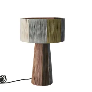 Bordslampa - Flerfärgad - Ø16/31 x 49 cm - www.frokenfraken.se