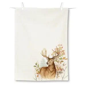 Kökshandduk - Hunted Beer Cream - 50 x 70 cm - www.frokenfraken.se