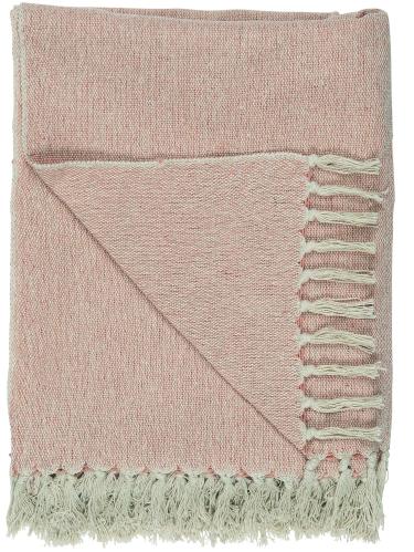 Pläd creme/Faded rose - 160 X 130 CM - www.frokenfraken.se