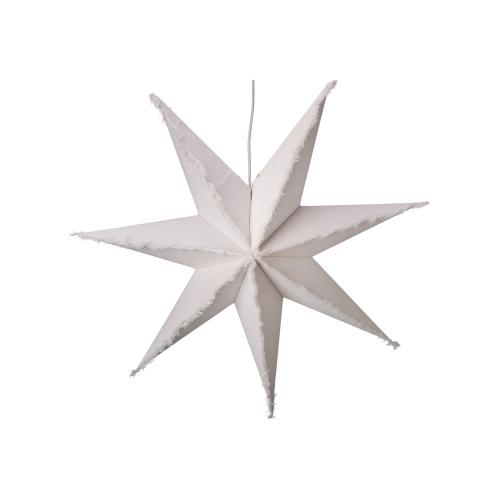 Adventsstjärna - Vit - 68 + 150 cm - www.frokenfraken.se