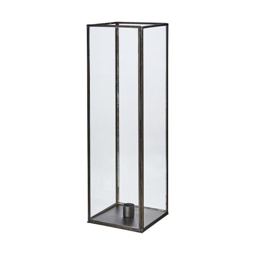 Lykta L - Svart - 12 x 12 x 40 cm - www.frokenfraken.se