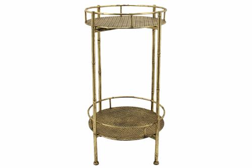 Brickbord Metall Bambu Mässing - 33 x 63 cm - www.frokenfraken.se