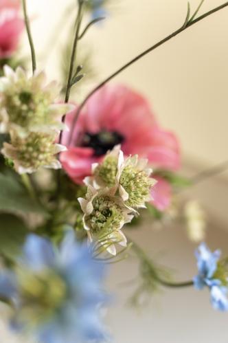 Bukett - Anemon/Lavendel/Stjärnflocka/Pimpinell - www.frokenfraken.se