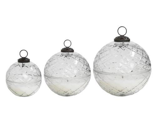 Julkula - Diamant med stearinljus - 1 st - Ø17,5 cm - www.frokenfraken.se