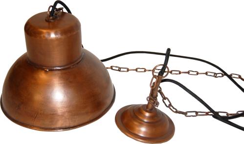 Taklampa - Antik Koppar Industri - Ø26 - www.frokenfraken.se