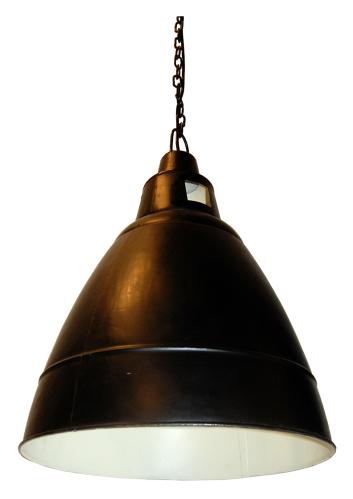 Taklampa - Svart Matt Stor Industri - Ø44 x 60 cm - www.frokenfraken.se