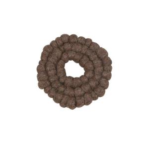 Grytunderlägg - Dot - Brun - Ø19 cm - www.frokenfraken.se