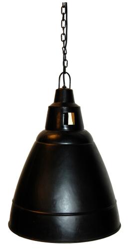 Taklampa - Svart Matt Stor Industri - Ø44 x 60 cm - www.frokenfraken.se