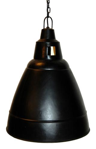 Taklampa - Svart Matt Stor Industri - Ø44 x 60 cm - www.frokenfraken.se