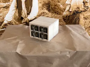 Redahylla - Natur - Med Skäppor - 17 x 13 x 18 cm - www.frokenfraken.se