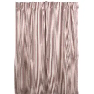 Gardiner Multibandslängder - Karin Röd - 2 X 120 X 250 CM - www.frokenfraken.se