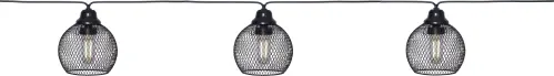 Ljusslinga Solcell - Sunlight - 8 st transparanta ledlampor - 7m - www.frokenfraken.se