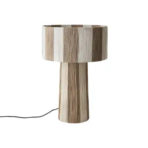 Bordslampa M - Elfenben/natur - Ø16/31 x 49 cm - www.frokenfraken.se