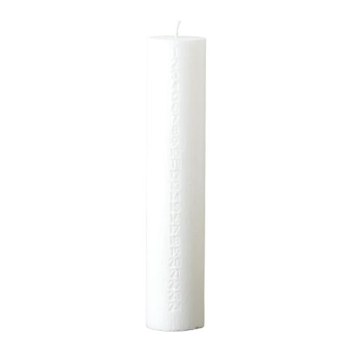 Kalenderljus 1-24 - Vit - Ø6 x 30 cm - www.frokenfraken.se