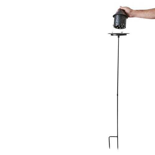 Fågelmatare på pinne - Svart - Ø19 x 120 cm - www.frokenfraken.se