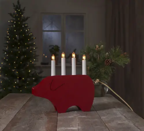 Adventsljusstake Gry - 28 cm - www.frokenfraken.se