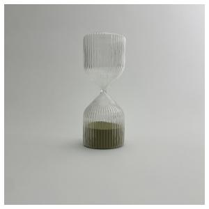 Timglas - Sand av guld - Räfflad - Ø10 x 26 cm - www.frokenfraken.se